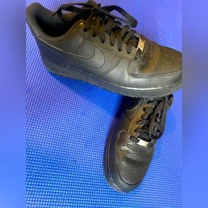 Nike Air Force 1, black, women 8.5